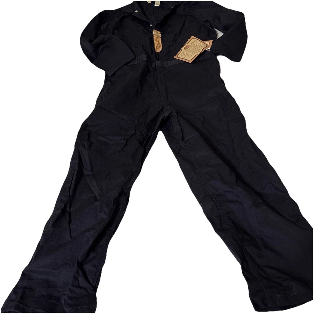 C.E. Schmidt Workwear Coveralls Large Regular Navy NWT Cotton T63410NA - Picture 2 of 13